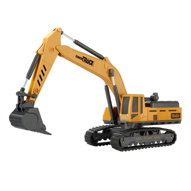 Large Engineering Vehicle Toy Set Combination Series Children Excavator Bulldozer Mixer Crane Boy Car