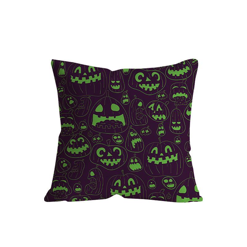 Retro Halloween Pillowcase Funny Skeleton Sofa Pillow Home Living Room Cushion Pillow Pillow
