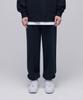 MUSINSA STANDARD Pin Tuck Wide Sweatpants [Navy]