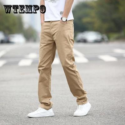 Autumn Cotton Casual Pants Men's Loose Stretch Youth Sports Pants Breathable Casual Men's Trousers