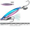 Feathered Assist Hooks Casting Jig Bait Reflective Fish Pattern Bionic Fish Lure  Boat Fishing