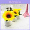 Artificial Sunflower Small Plant Potted Plant Bonsai For Home Flower Decor