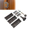 5 Inch Door Hinge Kit with Magnetic Door Stop Metal Quiet Strong Load Bearing Door Hinge for Bedroom