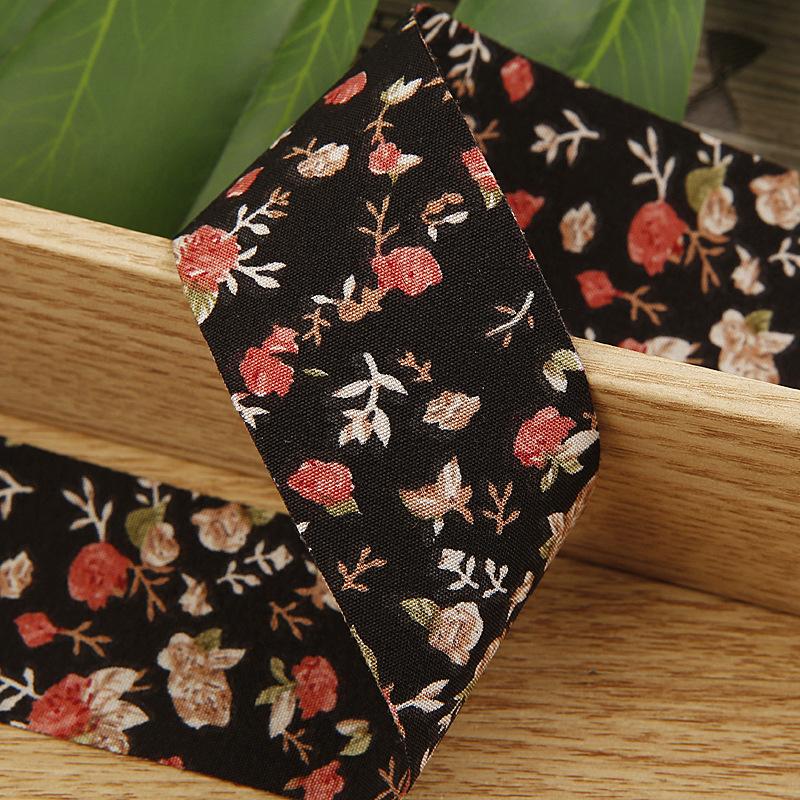 

5yards 25/38MM Double-Side Flower Rose Printed Ribbon for Clothing Sewing Supplies DIY Hair Bows Hat Decor Craft Accessories 25mm-5yards