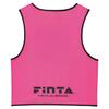 FINTA Soccer/Futsal Bib, One Size Fits All, Adult, Sublimation, No Number, FT3523 (7200) Pink