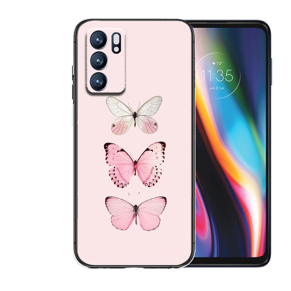 Schönes Schmetterlingsmuster für Realme C3 Hülle Weiche Silikon Rückseite OPPO Realme C3 RMX2020 Coque Capa Funda find x3 pro C21 8