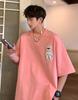 Short Summer Bear Loose Autumn Loose Bullet [Bligo] Men's T-shirt, Sleeve, Cotton, Clothes, Pattern, Plain, Cute, Fit, Casual, Tops, Popular, Spring,
