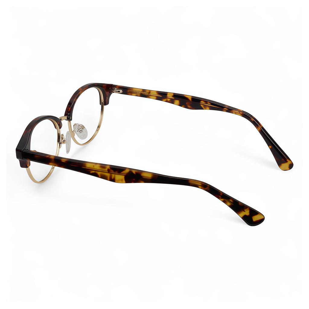 Adije Orlan (Leopard) La1051 Eyeglass Frames Half-Rim