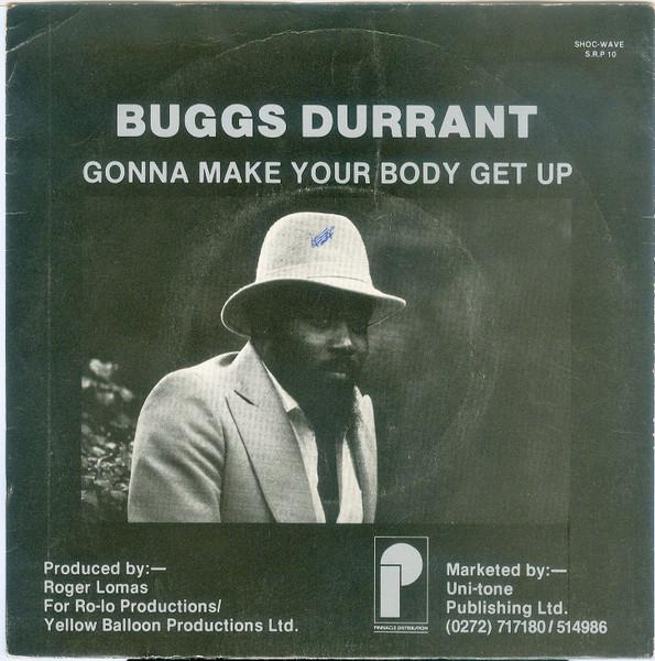 

7-дюймовая пластинка BUGGS DURRANT Gonna Make Your Body Get Up SRP10 Shoc Wave 1982 UK SoulFunk Б/у