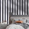 Peel and Stick Wallpaper, 45cm x 15m Contact Paper Black White Modern Geometric Waterpoof Self Adhesive, Easy to Clean Wall Decorative Vinyl Roll for