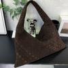 Leather Woven Bag Cross-border New Suede Matte Retro Large-capacity Handbag Lazy Shoulder Armpit Women's Bag