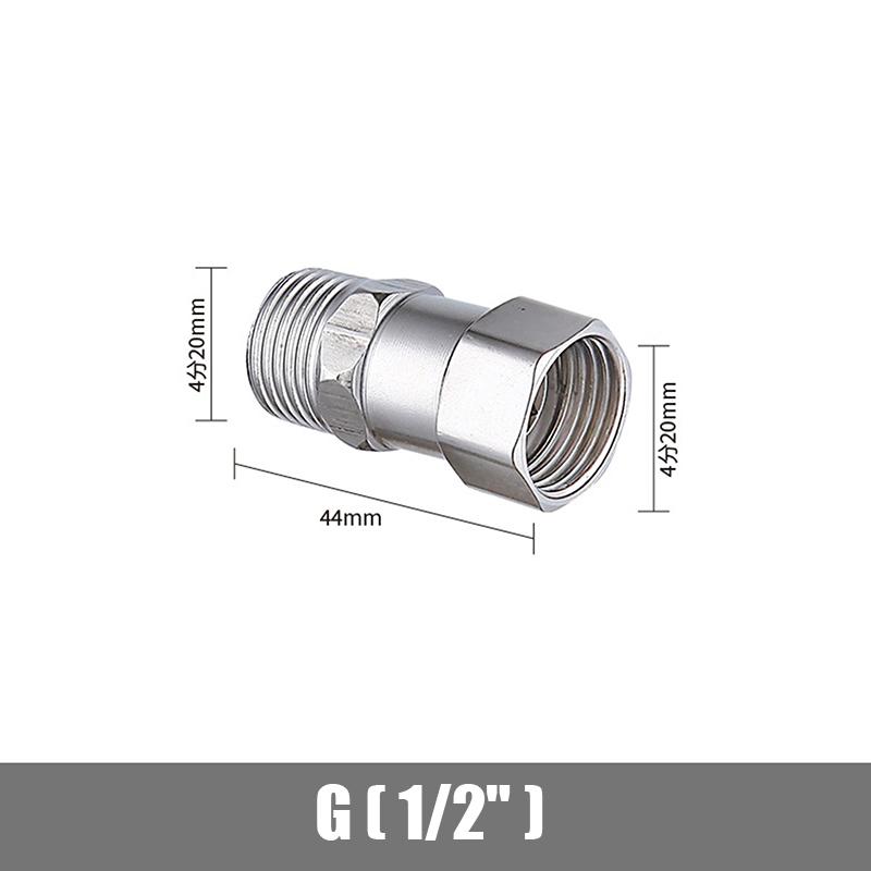 Stainless Steel T Adapter G1/ 2" T-Valve Diverter Valve Three Way Device Hole For Bath Bidet Sprayer Shower