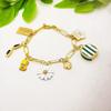 Car Sunglasses Exquisite Bag Small Bee Small Daisy 95 Silver Needle Earrings Necklace Bracelet Set