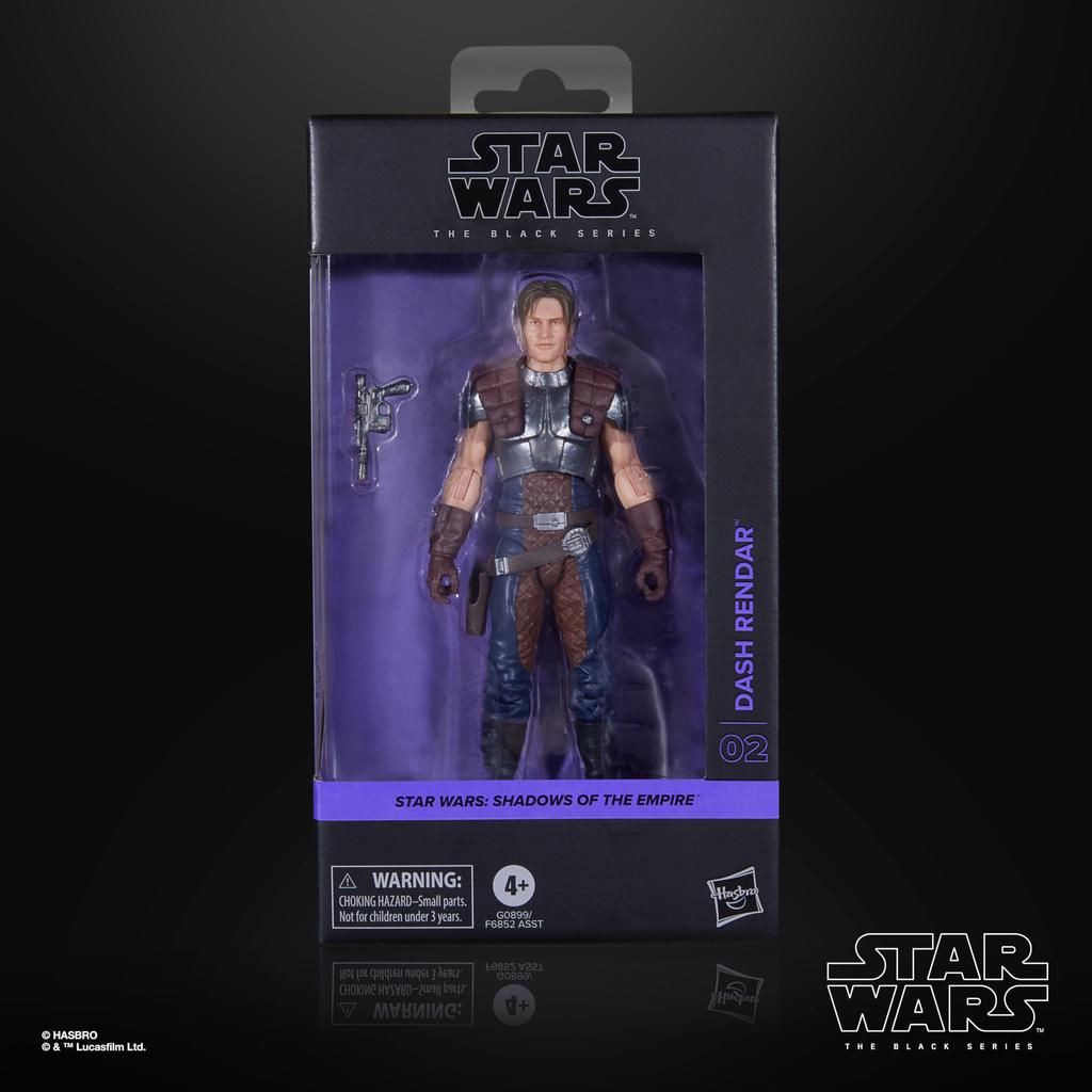Hasbro Star Wars Black Series Dash Star Shadows of the Empire Premium Collectible 15cm Action Figure Authentic Rendar, Wars G0899,