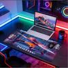 Custom Name Personalized Kpop Demon Hunter Pattern Mousepad, Laptop PC Desk Mat, Decorative Desk Mat for Home Keyboard Pad Gift