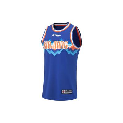 CBA Series Competition Logo Round Neck Basketball Vest Player Edition 2022 Season Xinjiang Team Men Tops Dream-Blue AAYS401-2