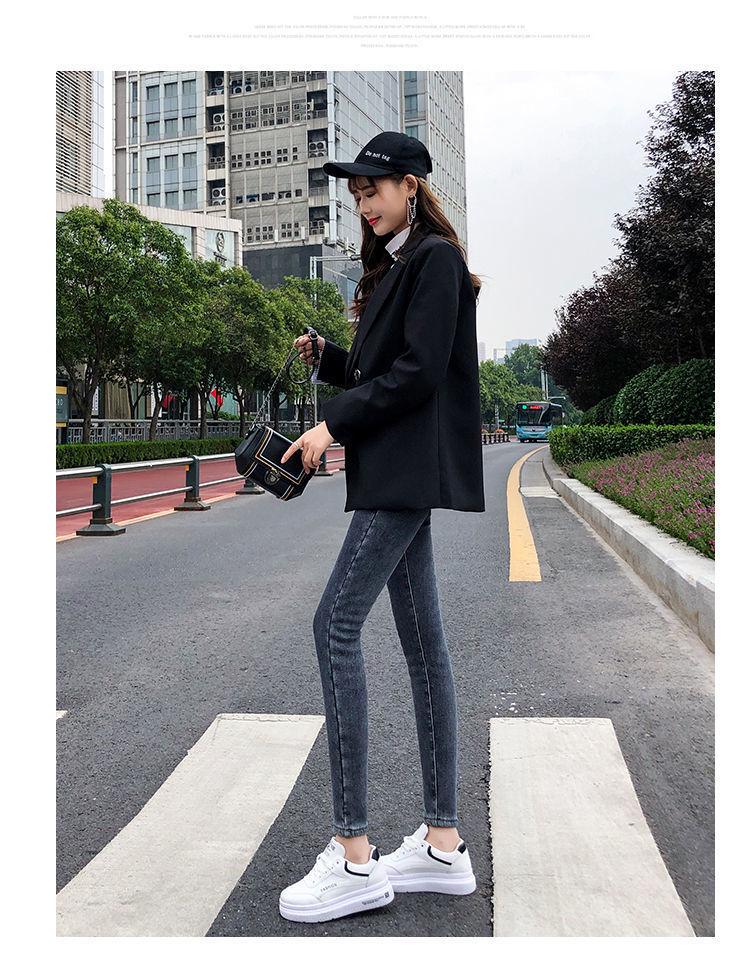 Women's High-Waisted Fleece-Lined Skinny Stretch Denim Jeans