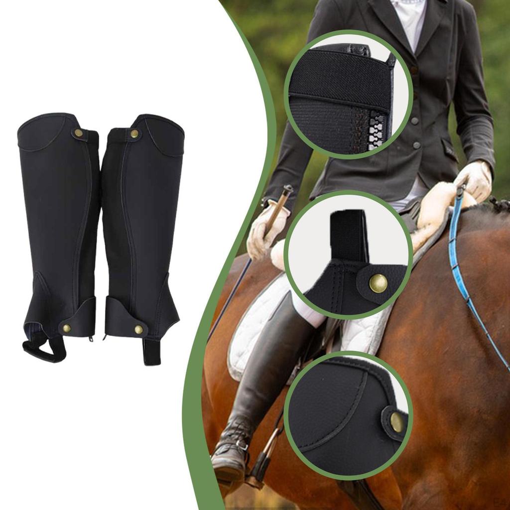 Equestrian Boot Tops Shock Absorbing Sleeve Material Suitable for Men Women Horse Riding T