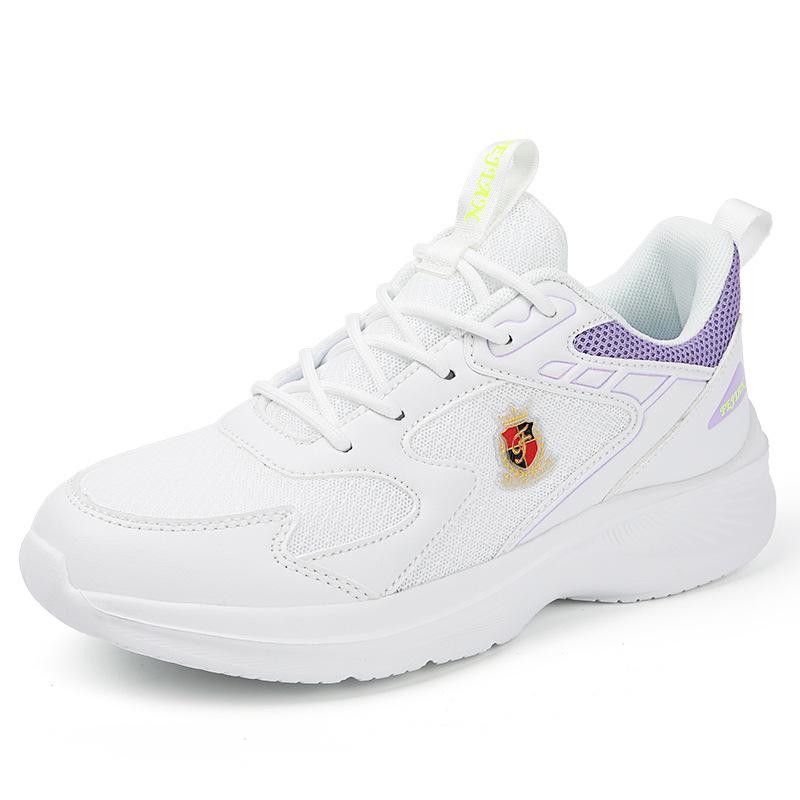New Four-season Couple Shoes Casual Sports Shoes Little White Shoes Women's Breathable Mesh Shoes Soft Sole Shock-absorbing Casual Running Shoes