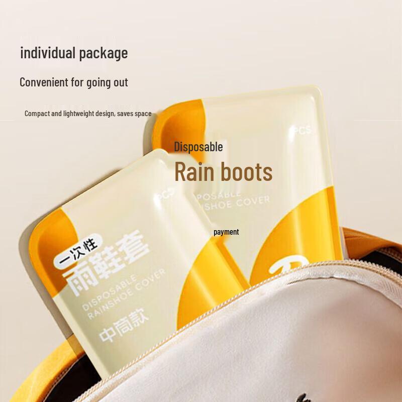 YOUAO Thickened Children's Disposable Rain Shoe Covers