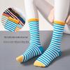 Korean & Japanese Style Striped Non-Slip Mid-Calf & Over-the-Knee Colorful Preppy Sports Socks for Women