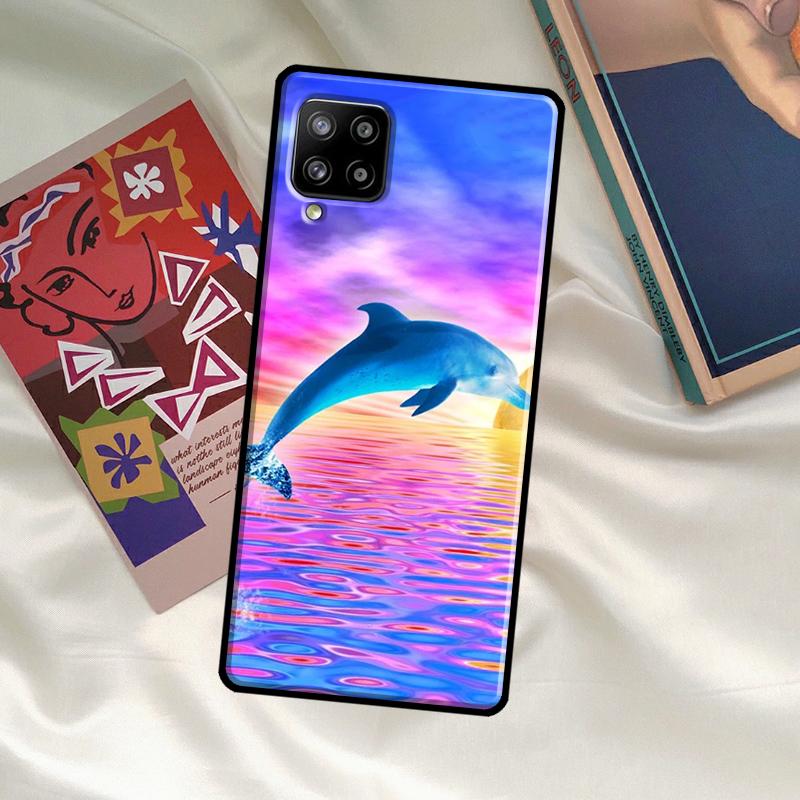 Ocean Dolphin Case For Samsung Galaxy A52 A32 A12 A33 A06 A16 A26 A36 A56 A15 A53 A13 A34 A54 A14 A35 A55