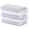 Mesh absorbent sponge wipe kitchen decontamination dishwashing cotton brush pot dishwashing sponge easy to foam scouring cloth to remove oil