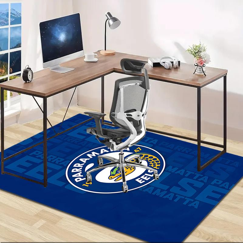 1 Stück Fußballteam-Design Teppich - Rutschfest, Weich & Gemütlich Fußmatte für Wohnzimmer, Schlafzimmer, Büro - Dekoteppich für Innen/Außen
