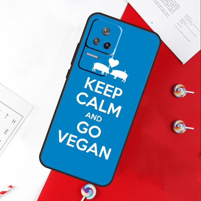 Vegan Vegetarian Quote Cover For Xiaomi 11T 12T 13T 14T Pro 13 14 15 Ultra POCO X7 Pro X3 X5 X6 F5 F6 M6 Pro Case