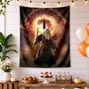 Lord Rings Wall Tapestry Retro Boho Perfect for Reading Corner Living Room Studio Wall All Season Vintage Wall Art Gift for Thanksgiving & Christmas