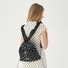 Pleatsmama Brown Polkadot Backpack