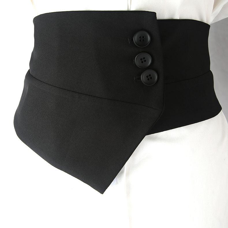 

Повседневный женский пояс на талию с застежкой на пуговицу для летнего платья и нарядов рубашки