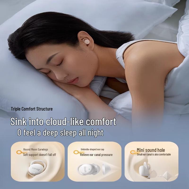 SANAG J20S Wireless Noise-Cancelling Sleep Earbuds