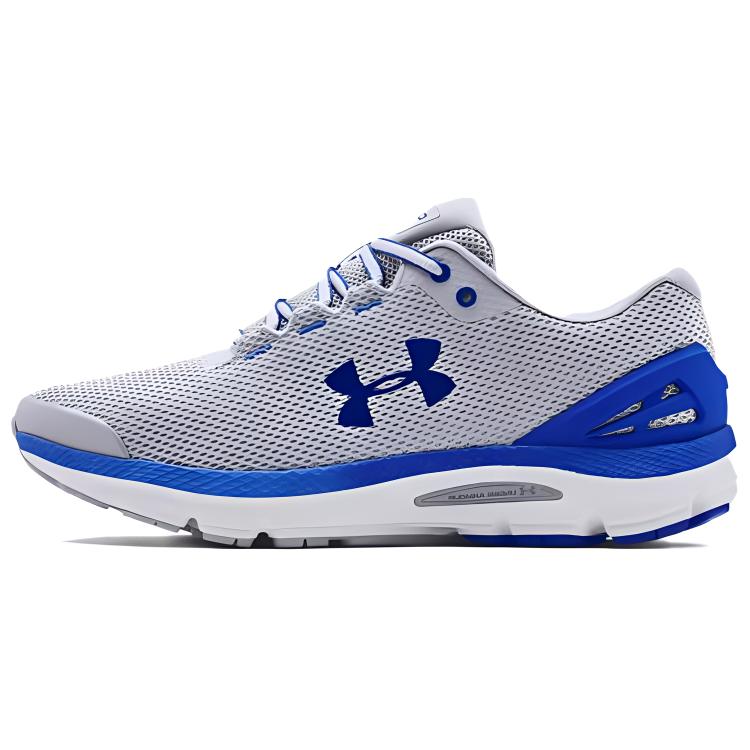 Under Armour Charged Gemini Comfortable Sports Fabric Synthetic Leather Low Top Training Running Shoes Men Sneaker Blue 3023276-102