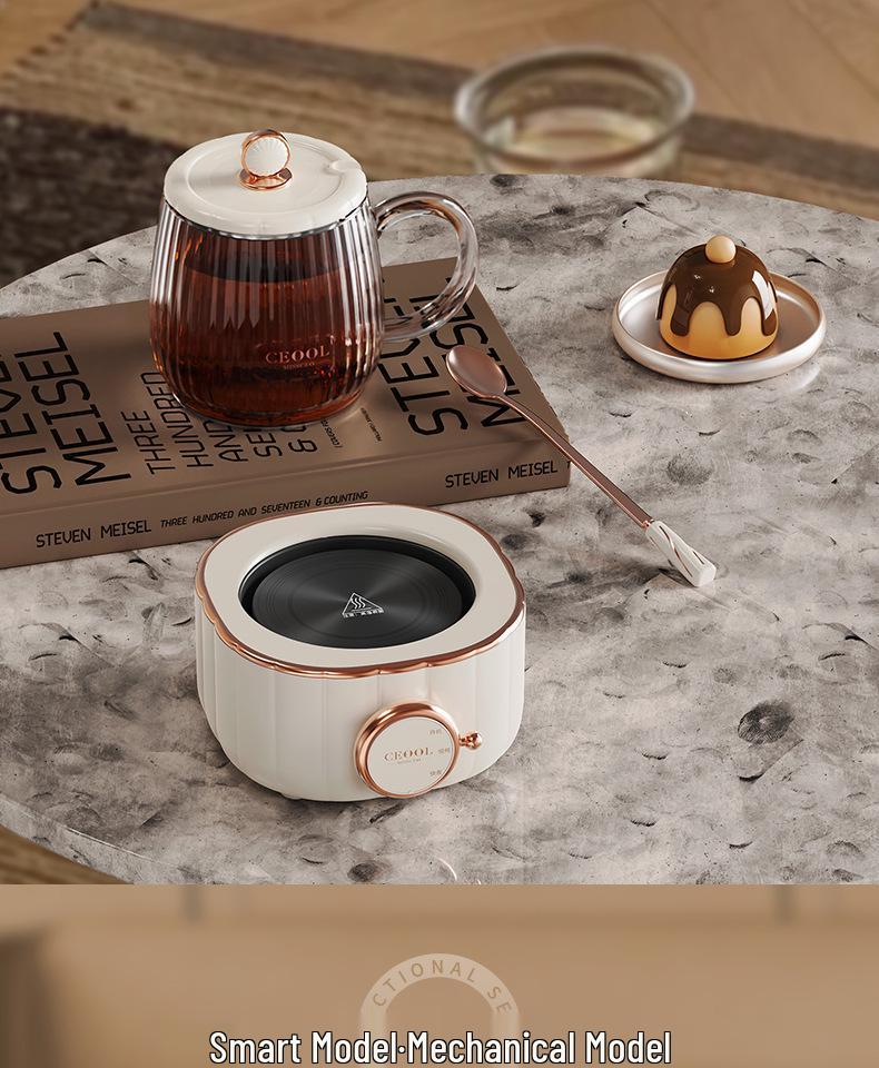 Kompaktní elektrický čajovar: Multifunkční mini zdravotní hrnec a květinová konvička na čaj se samostatným vařičem