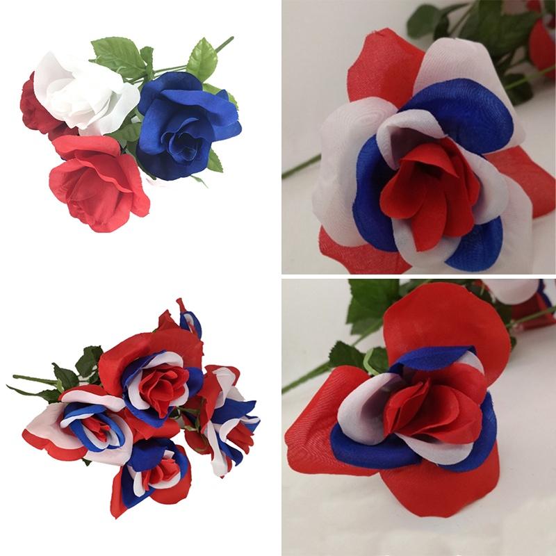 Feiern Sie das Platinjubiläum der Königin mit diesem rot-weiß-blauen Blumendekor.