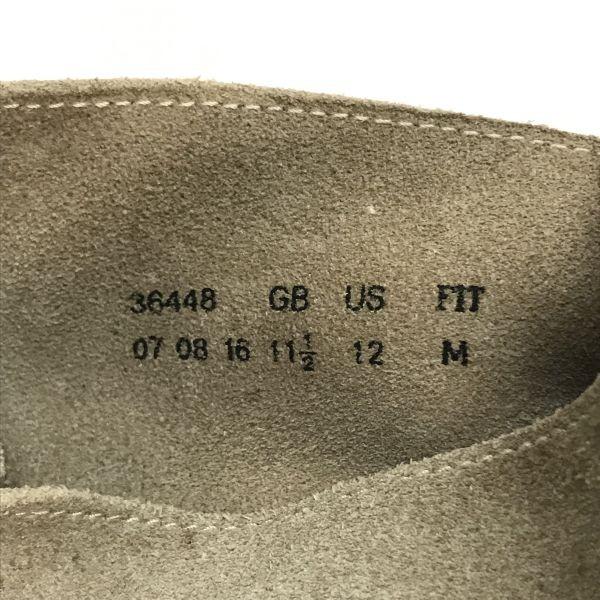 Clarks DESERT TREK Desertné topánky Chukka Béžový semiš Veľkosť 11.5 30.0cm(POUŽITÉ)