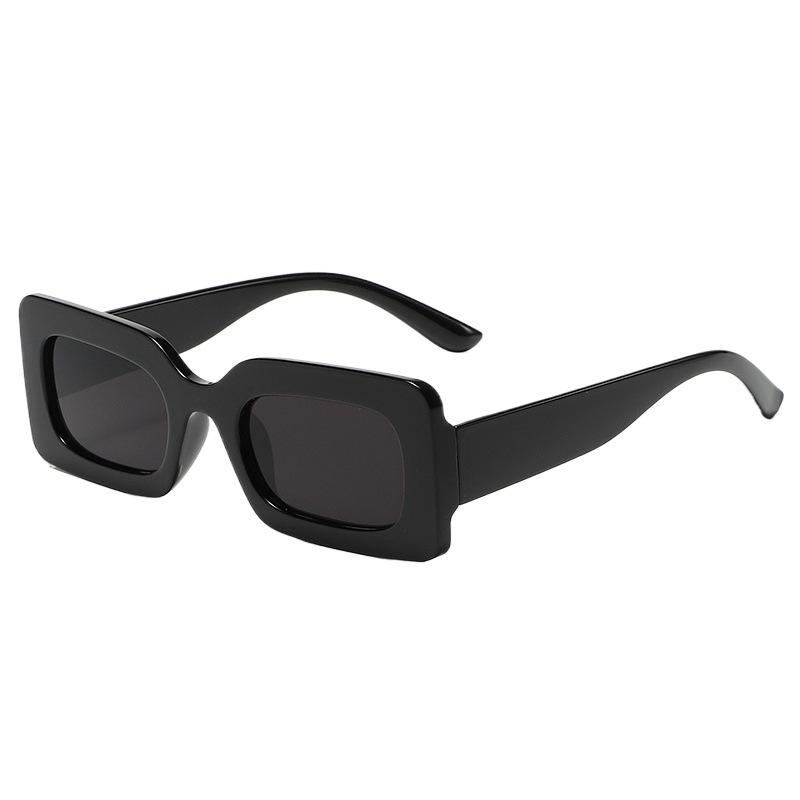 3PCS New Uv-proof Small Square Frame For Women's Trendy And Fashionable Sunglasses 2114