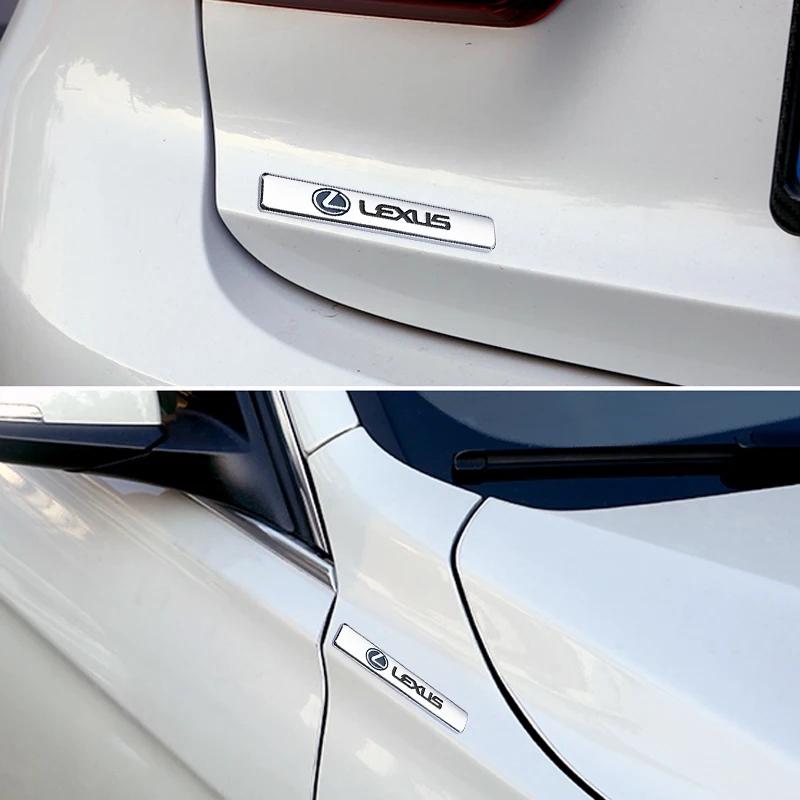 PYZW6 3D Metal Logo Stickers Car Body Trunk Emblem Decal For Lexus F SPORT ES RX NX LS UX LM LX GX LC RZ IS CT GS RC HS SC TX LBX IS30