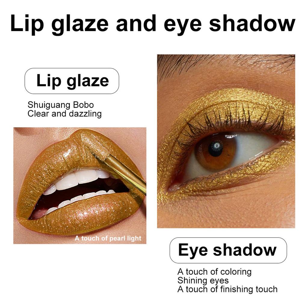 1 Piece Long Lasting Waterproof Liquid Lipstick High Pigment Glitter Lip Gloss Non Stick Transfer Smudge Proof Moisturizing Lip Makeup