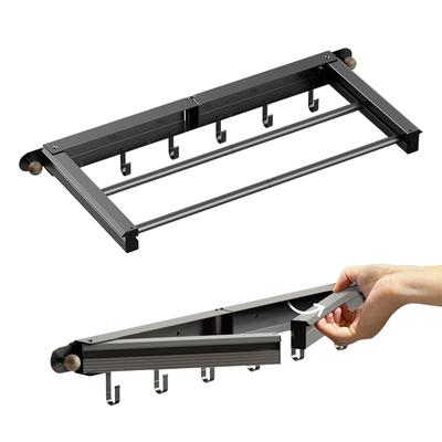 Wall Mounted Laundry Rack Space-Saving Foldable Laundry Drying Rack Clothes Hanger for Laundry