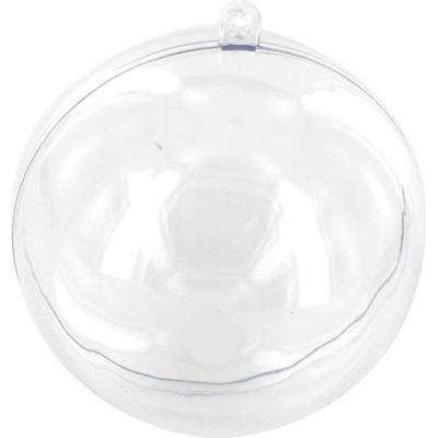 Kunststoffkugel - MegaCrea DIY - 4er-Set - Transparent - Ø 4 cm - Acryl