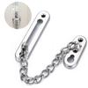 Stainless Steel Door Security Chain: Brushed, Anti-scratch, with Screws, Home/hotel