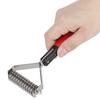 Pet Eco Friendly Handle Stainless Steel Blade Pet Open Knot Grooming Hair Comb Brush for Dogs Cats(M337-13 )