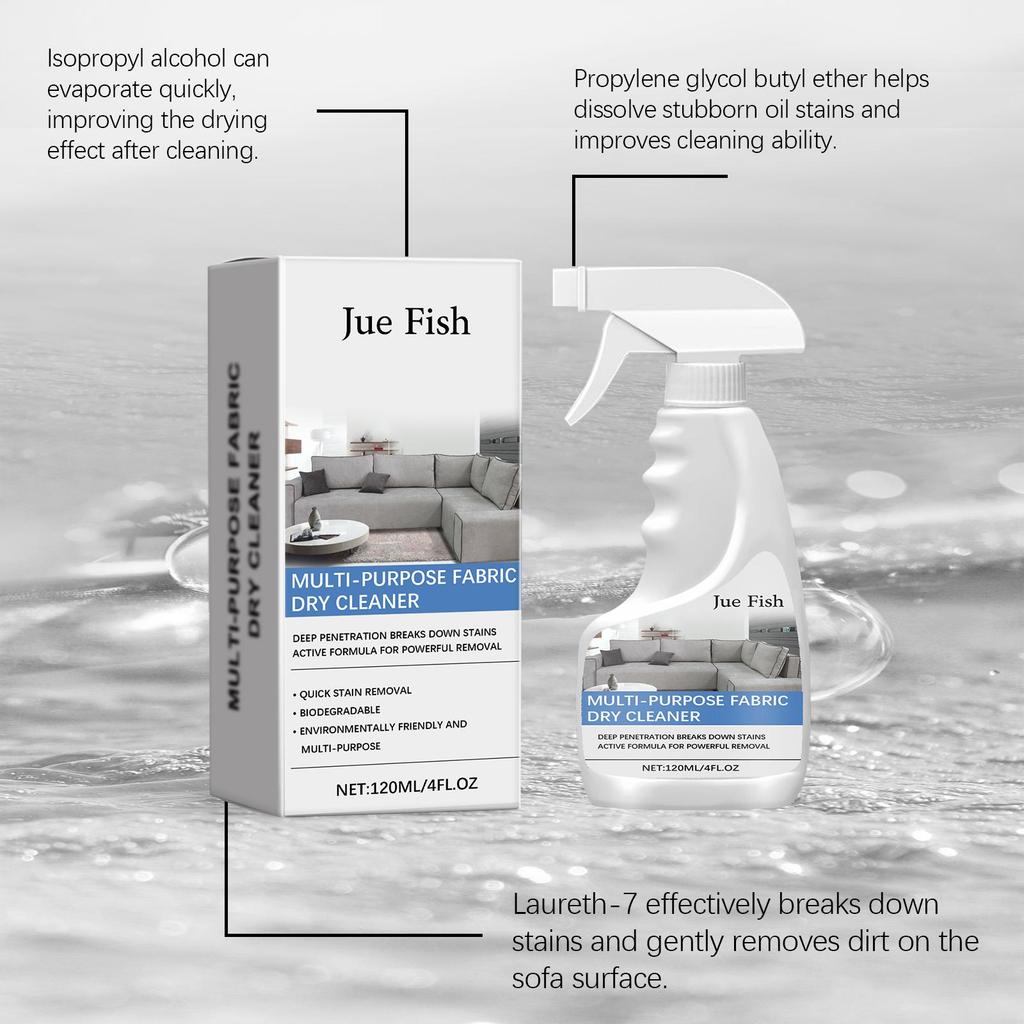 Fabric Sofa Cleaner Effective Fabric Sofa Cleaner Foam Easily Remove Stubborn Stains Dry Water-free Cloth Carpet Detergent