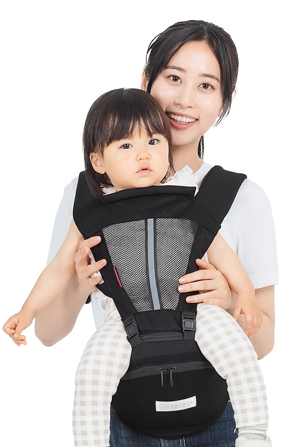 

[ninaru Mama Best 2024 Award Winner] (Keratta) Hip Seat Baby Carrier (Inward-facing and Inward-facing) 3-Way Baby Carrier with Detachable Waist Carrie