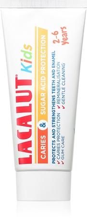 

Lacalut Kids Caries And Sugar Acid Protection Toothpaste For Children TU прозрачный