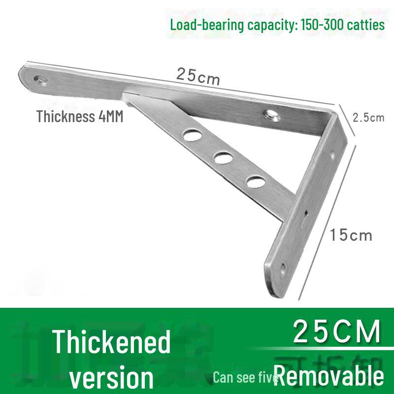 

Кронштейн для настенной полки из утолщенной нержавеющей стали в форме треугольника