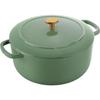 Cocotte Bellamonte 24 cm,Ronde,Vert,Fonte - Ballarini