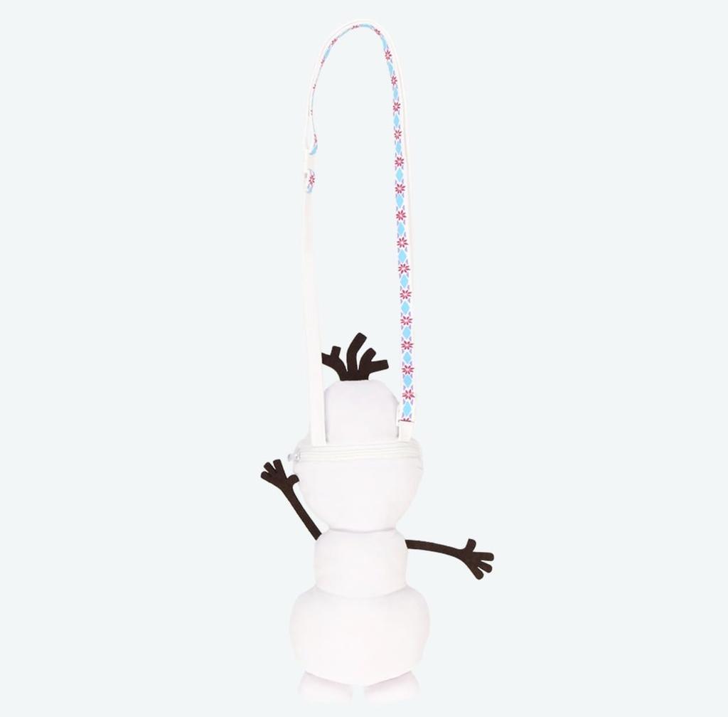 DisneySea Frozen Olaf Shoulder Bag Fantasy Springs Frozen Journey Tokyo Disney Resort Souvenir Plush Disney Merchandise Gift [Tokyo Exclusive] (1 pc)